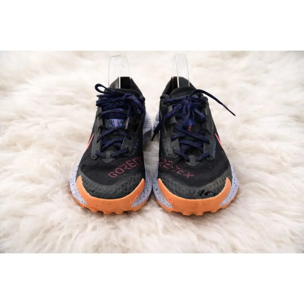 Nike Pegasus Trail 3 GTX Black Flash Crimson 6.5 Gorpcore Hiking Running Outdoor - Picture 4 of 8